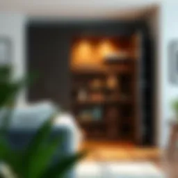 Innovative vacuum storage cabinet highlighting space-saving features