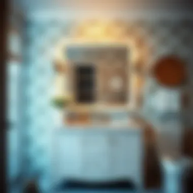 Elegant Budget-Friendly Bathroom Vanity A well-organized bathroom displaying a budget-friendly vanity