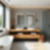 Modern bathroom vanity design showcasing functionality and style