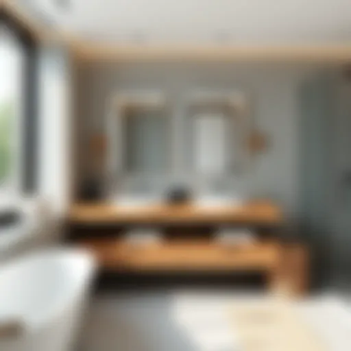 Stylish Modern Bathroom Vanity Modern bathroom vanity design showcasing functionality and style