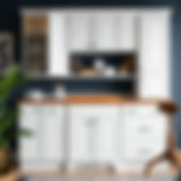 Versatile white cupboard doors in various interior styles